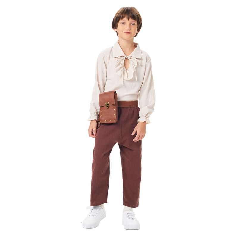 Century Pirate Suit Shirt Cropped Pants Children's Renaissance Halloween Scottish Jacobite