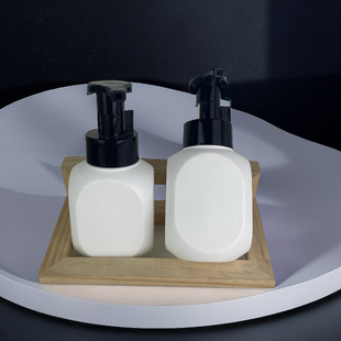 Manufacturer Customized Classy Hotel Shower Gel Shampoo Bottle Hand Sanitizer Bottle Hdpe Flat Bottle Body Lotion Moisturizing Bottle