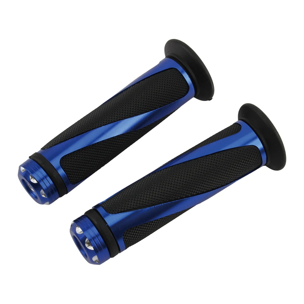 Off-Road Motorcycle Modified Handlebar Grips, Anti-Slip and Wear-Resistant Rubber Throttle Grips, Handlebar Rubber Covers