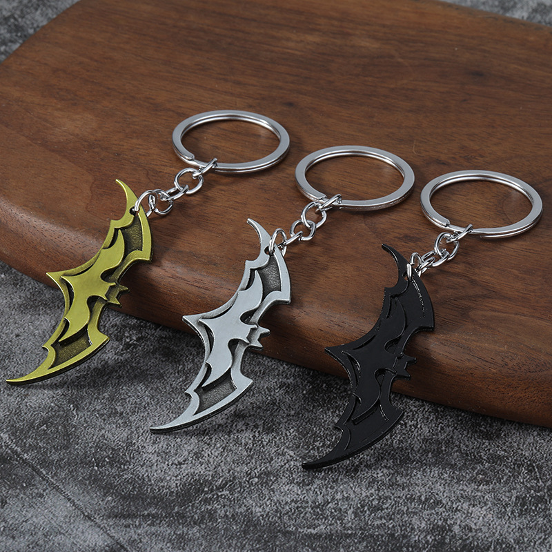 Movie and Tv Merchandise Batman Bat Dart Alloy Jewelry Keychain Creative Bat Pendant Halloween Small Gift Movie and Tv Merchandise Batman Bat Dart Alloy Jewelry Keychain Creative Bat Pendant Halloween Small Gift