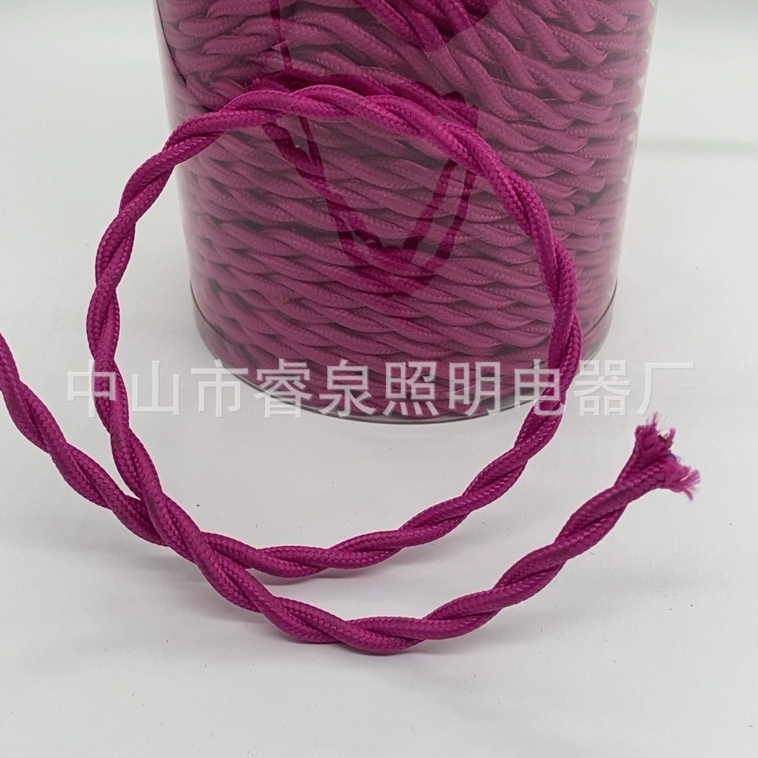 Woven lights, ceiling lamp, retro power cable, wholesale, handmade