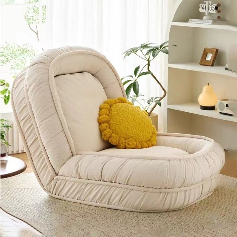 Human Doghouse Lazy Sofa Reclining and Sleeping Single Tatami Folding Recliner Single Balcony Bedroom Sofa Bed