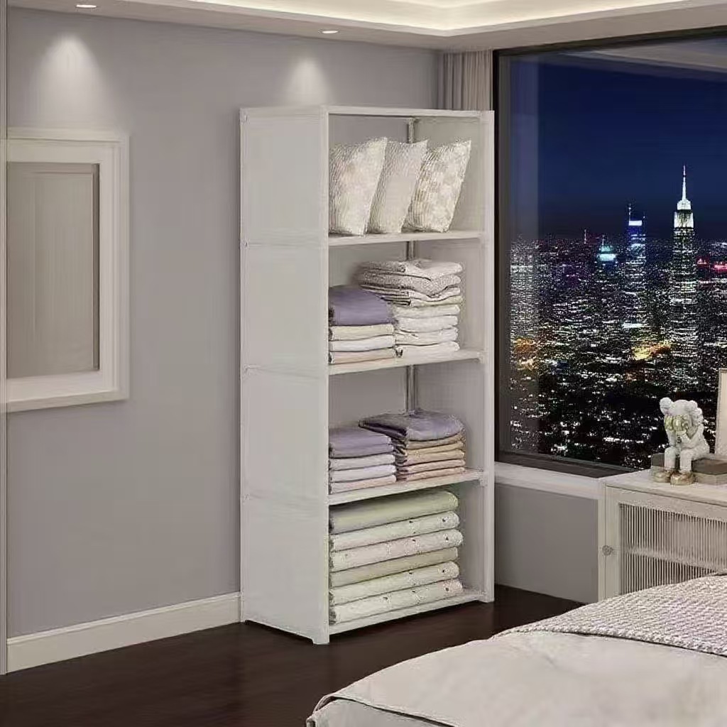 Armario de tela antipolvo multifuncional, ideal para dormitorios o departamentos de alquiler, organizador colgante por capas