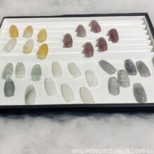 厂家直销天山翠青花天然黄翠草莓酱金丝玉知了吊坠金蝉毛衣链