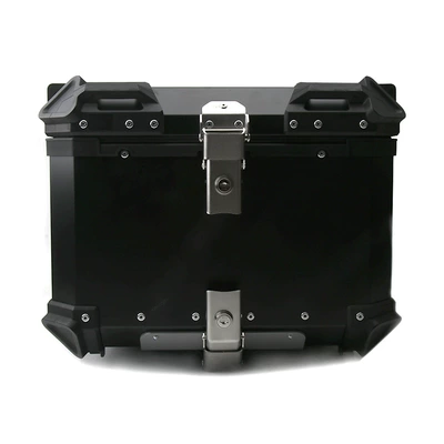 Quick Release Aluminum Alloy | Motorcycle trunk - 55l-flat-quick-release-drawstring-black