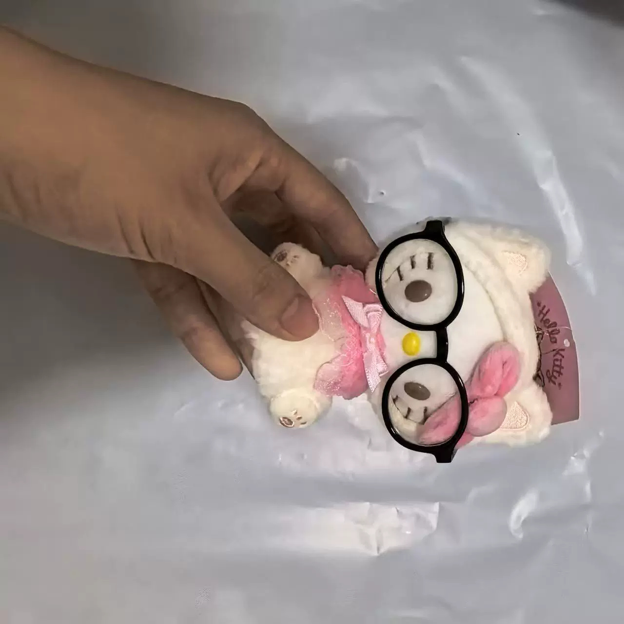 Плюшевый брелок (Sanrio) Hello Kitty, плюшевая кукла-талисман, размеры 10–16 см