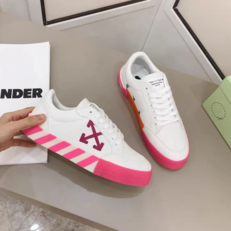 Comercio exterior nueva flecha cruzada zapatos blancos zapatos de hombre y mujer verano transpirable cuero genuino fondo grueso todo partido bajo tablero superior zapatos pareja