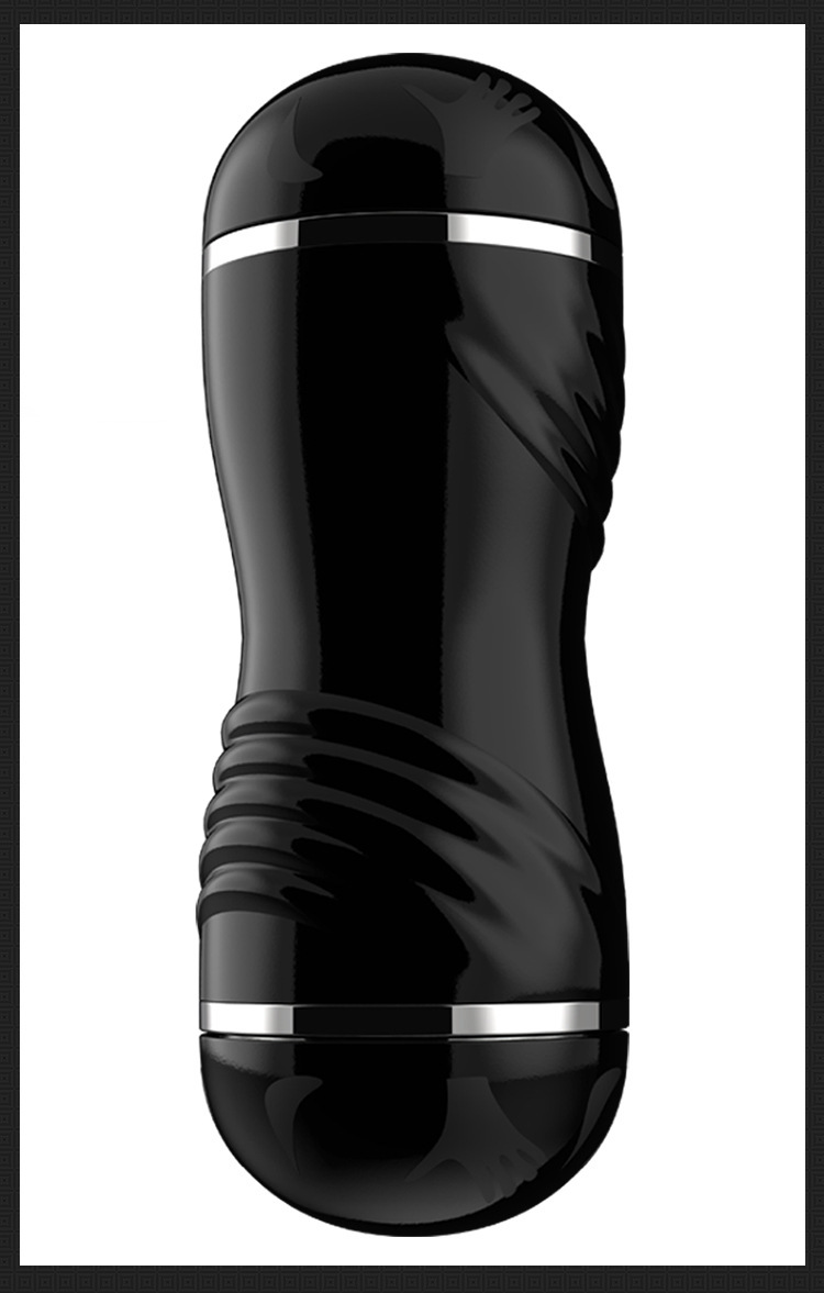 Double-Headed Manual Male Masturbator with ABS and Silicone, Portable — detail image 13