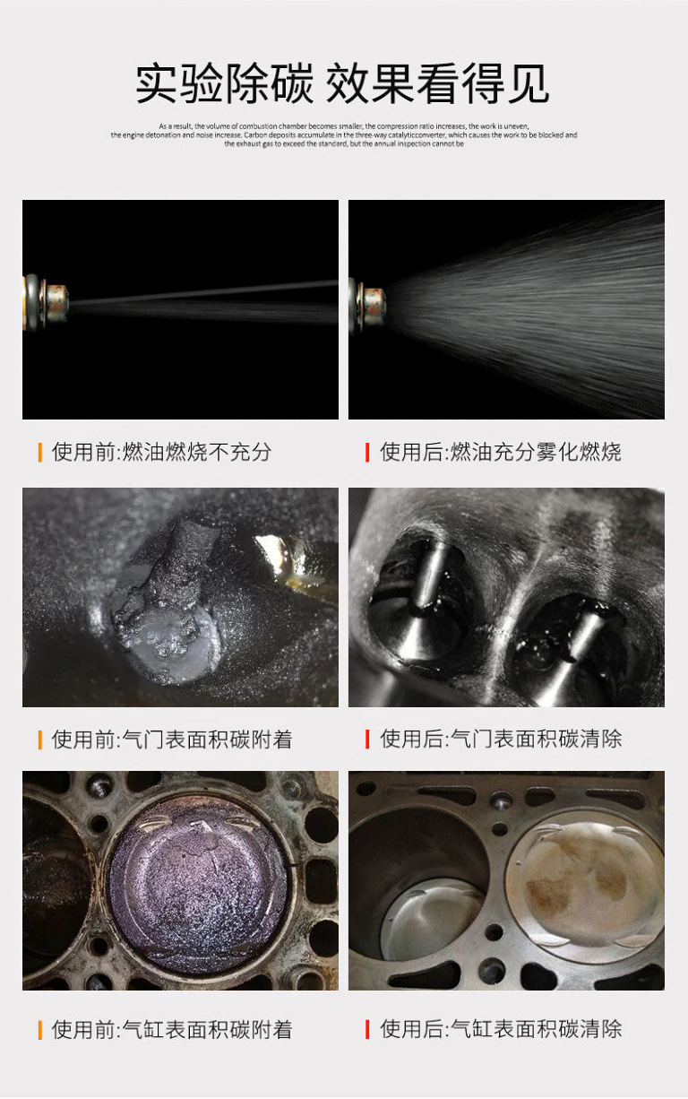 Carfu Diesel Additive Carbon Deposit Remover Truck Engine Cleaner Fuel Treasure Carfu 2-in-1 Carbon Deposit Remover