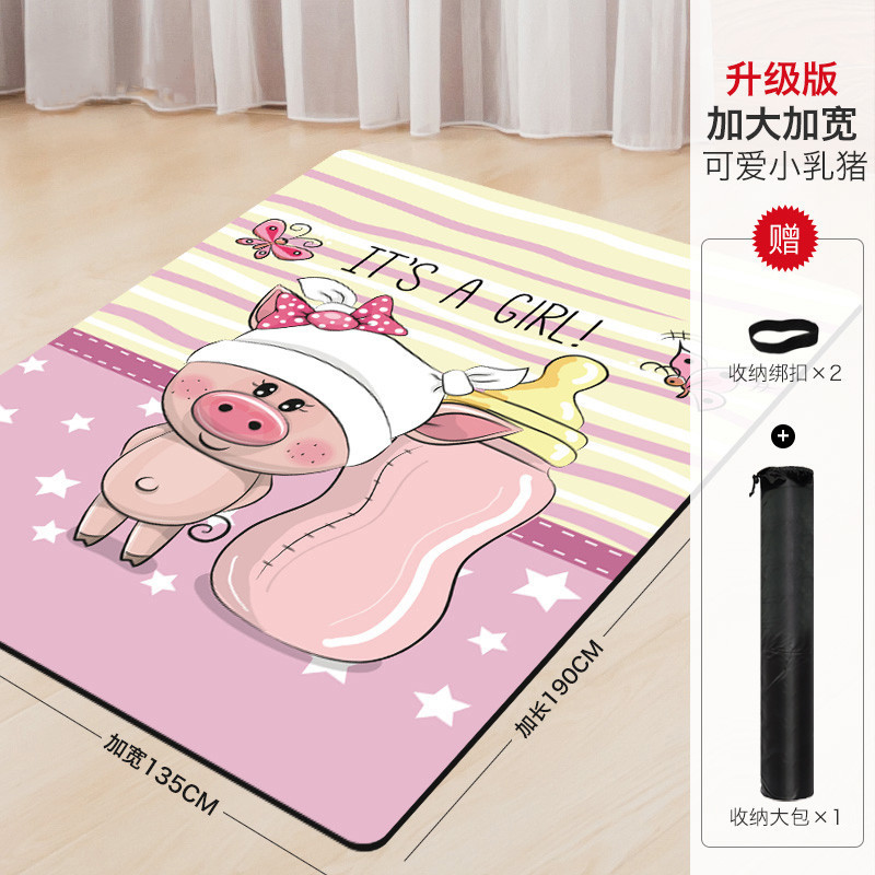 幅を広げて厚いプリントの二人のヨガマットの防音滑り止めの子供の爬行マットの大きいサイズの現物のフィットネスのマットを厚くします。|undefined