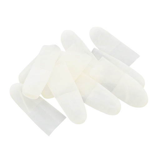 Disposable finger cots wholesale anti-static cut frosted dust-free protective purification low halogen sulfur-free transparent finger cots