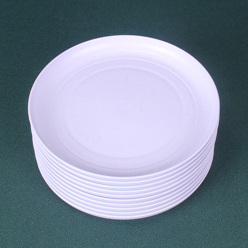 15cm plato de hueso 10 piezas paja de trigo pastel hogar plato de caramelo restaurante plato redondo fruta placa dumpling