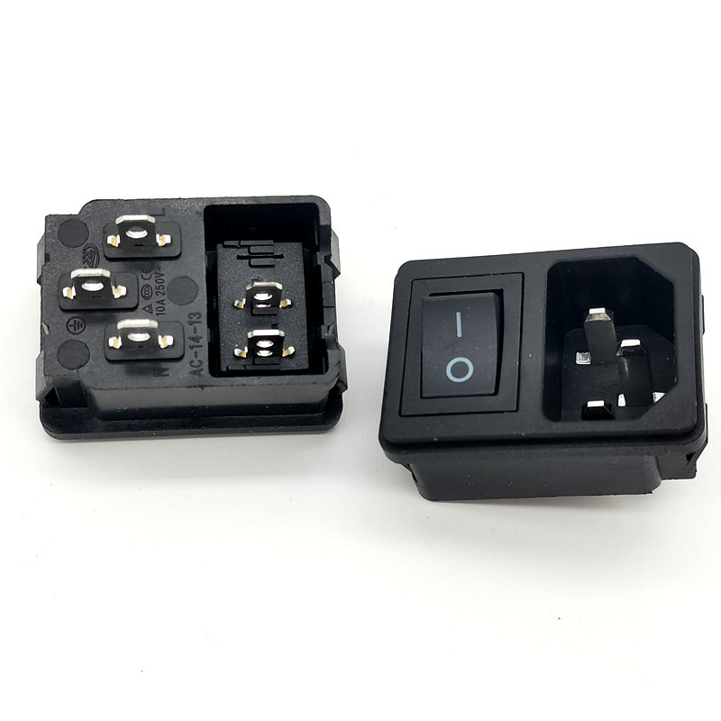 电源插座 AC-01 AC 二合一连体卡式 插座带开关