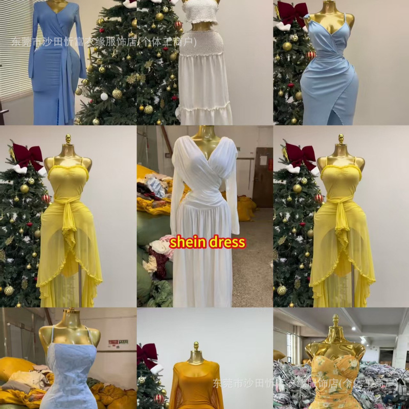 New Shein Assorted Tops and Dress Series, Hot-Selling Brand Women's Mixed Clothing Wholesale