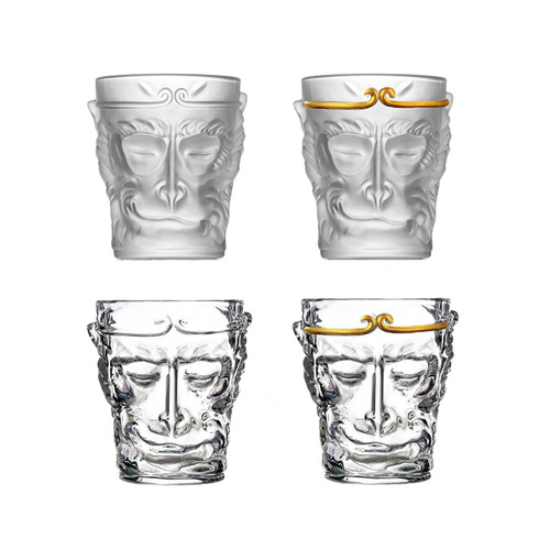 Wukong Cup Master Cup Men's Kung Fu Tea Cup Single Glass Cup Personal Tea Cup Glass Great Sage Tea Cup