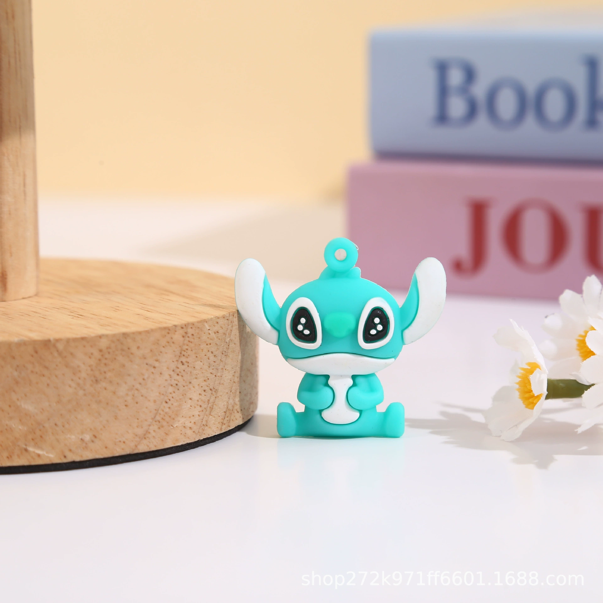 Брелок-подвеска Stitch, мягкий PVC, слепой бокс, отверстие для кольца