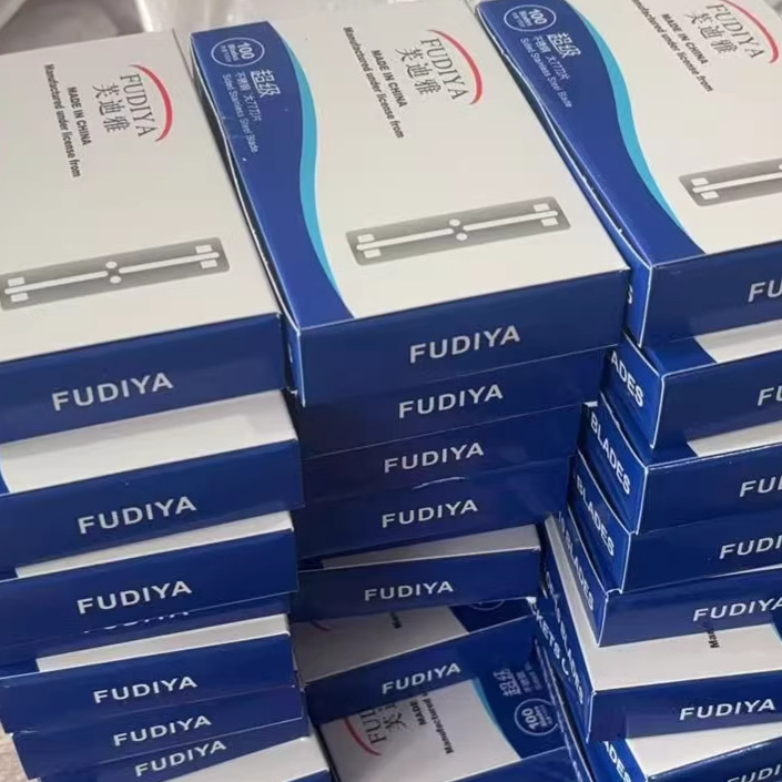 Fudiya Stainless Steel Large 77 Blade Men's Razor Vintage Manual Shaving Razor Barber Shop Special Wholesale