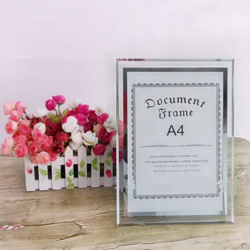 Factory Direct Sales and Wholesale of Creative Crystal Glass Photo Frames, Mirror Frames, A4 Photo Frames, Certificate Frames, and 6-Inch Document Picture Frames Factory Direct Sales and Wholesale of Creative Crystal Glass Photo Frames, Mirror Frames, A4 Photo Frames, Certificate Frames, and 6-Inch Document Picture Frames
