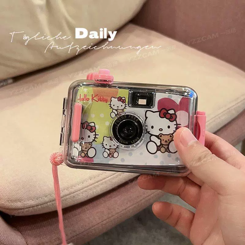 Camera Polaroid compact retro waterproof, for students — birthday gift, multiple character designs