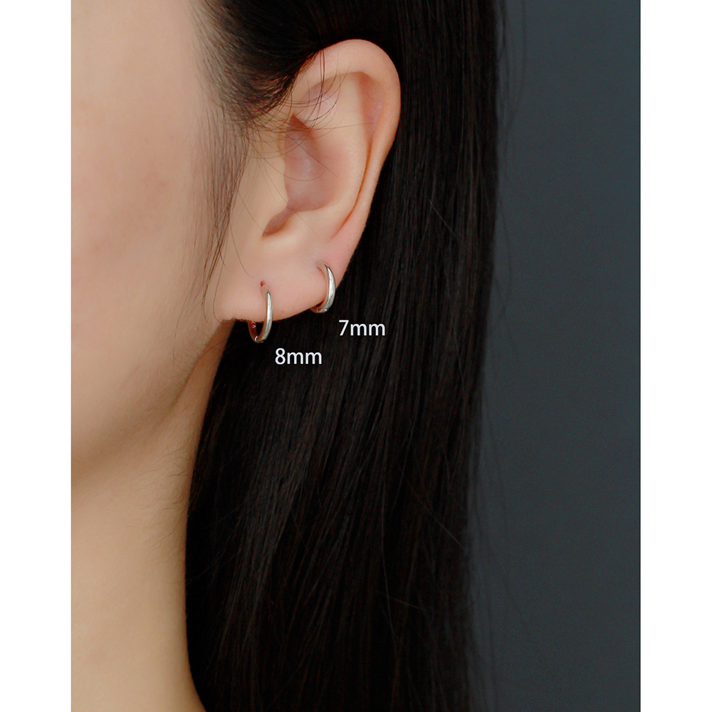 YHE0244 Korean-style Minimalist Circle Ear Cuff