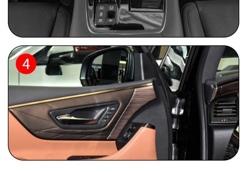 Suitable for 24-25 Toyota Alfa/Wilfa Center Console Interior Modification Paint Transparent Tpu Protective Film