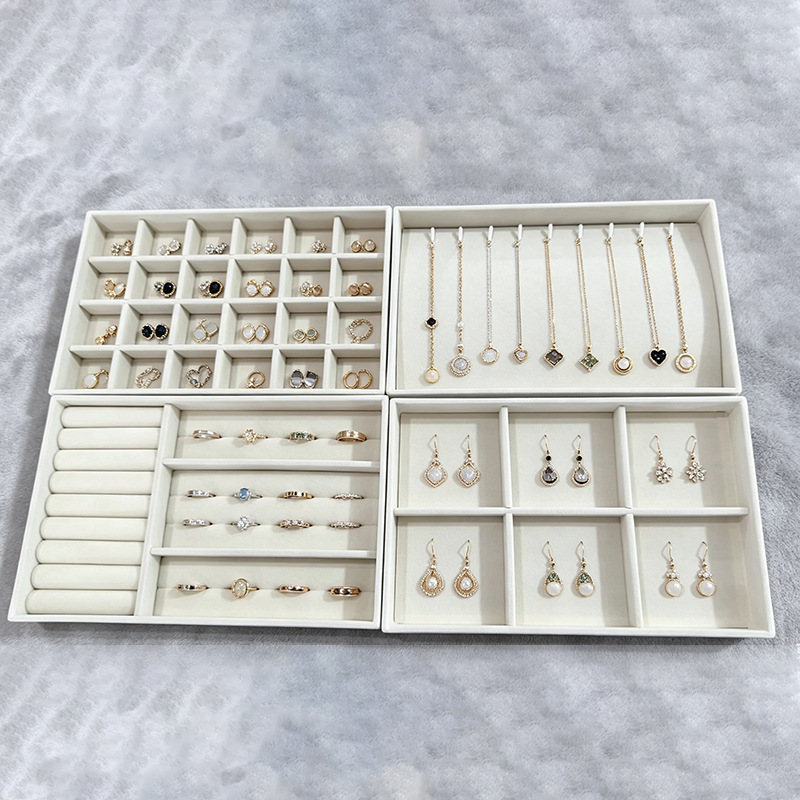 Grenzüberschreitender Hot-Sale-Schmuckkasten-Set in Übergröße, Schmuck-Schmuck-Accessoires-Kombinationsset, Display- und Aufbewahrungsring-Ohrstecker