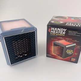 handy heater新款迷你1500W七彩方形暖风机桌面家用多功能取暖器
