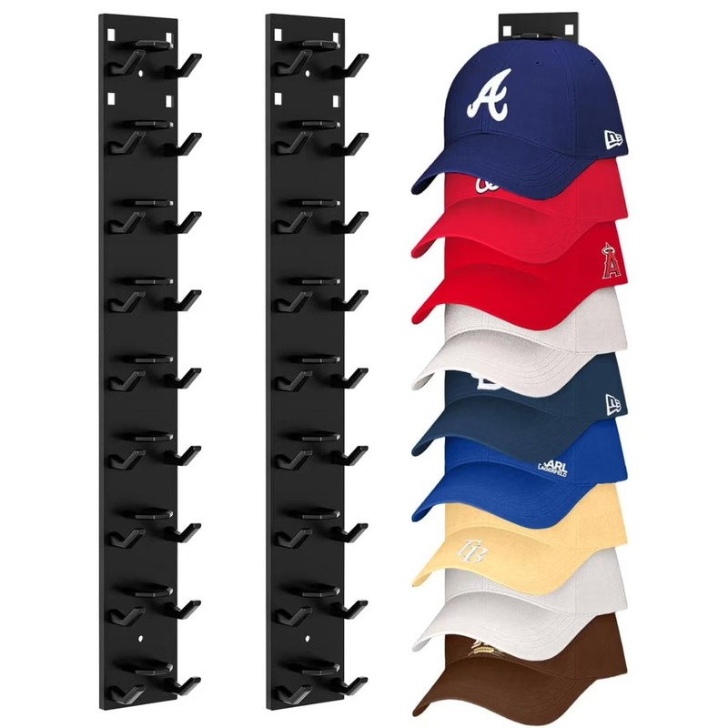 国境を越えた新しい壁掛け可能なパンチフリー野球キャップ収納ラック 3.0Hat Organizer for Bas|undefined