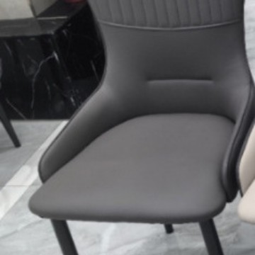 Sillas de comedor domésticas modernas y simples tablillas respaldadas sillas de comedor sillas de hotel sillas de metal respaldadas
