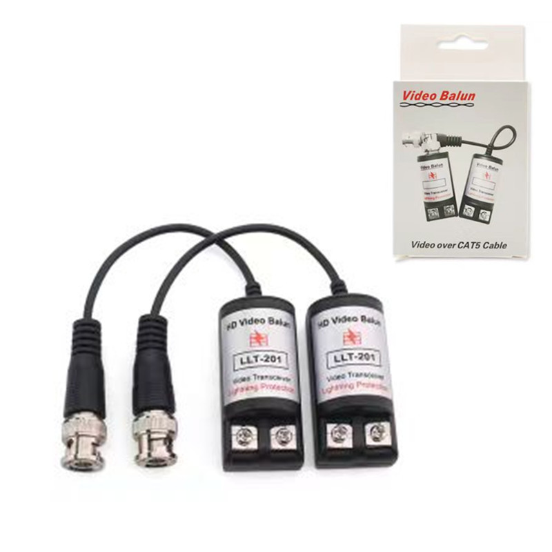 一对价 升级版 带防雷无源双绞线视频传输器 LLT－201C