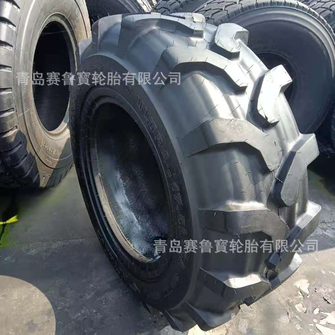 农用拖拉机轮胎 17.5L-24 人字花纹 加厚