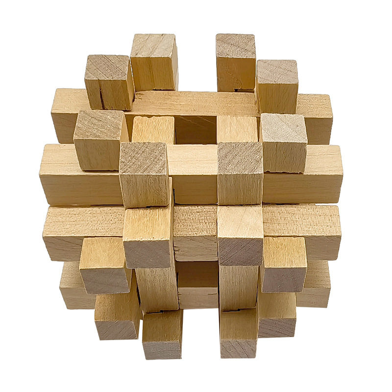 Luban Lock Kongming Lock Juego completo de juguetes de inteligencia de espiga y espiga educativos para niños Juguetes de desmontaje difíciles al por mayor