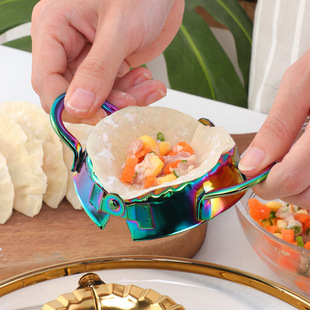 304 Stainless Steel Dumpling Making Mold, Lazy Quick Dumpling Making and Leek Box Tool, Manual Dumpling Making Device