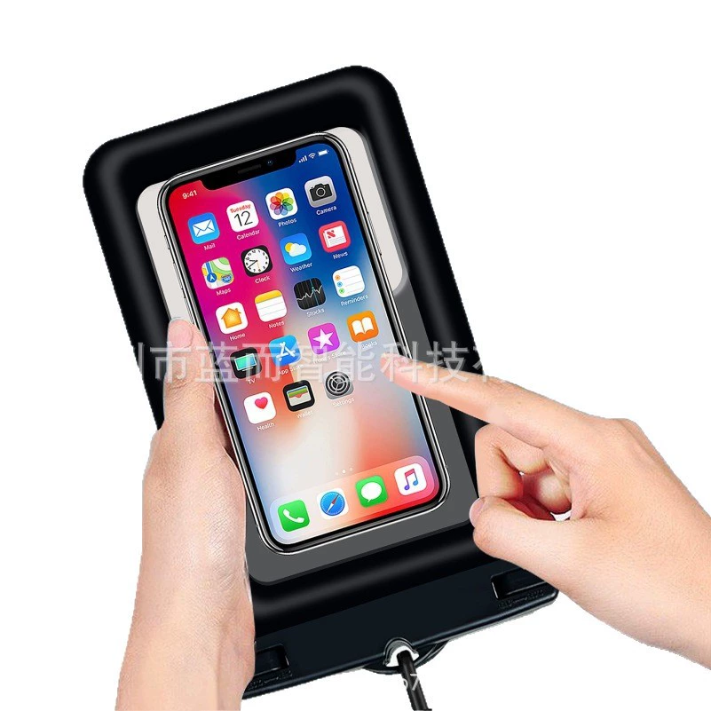 Waterproof mobile phone, handbag, black white sponge compatible protective case