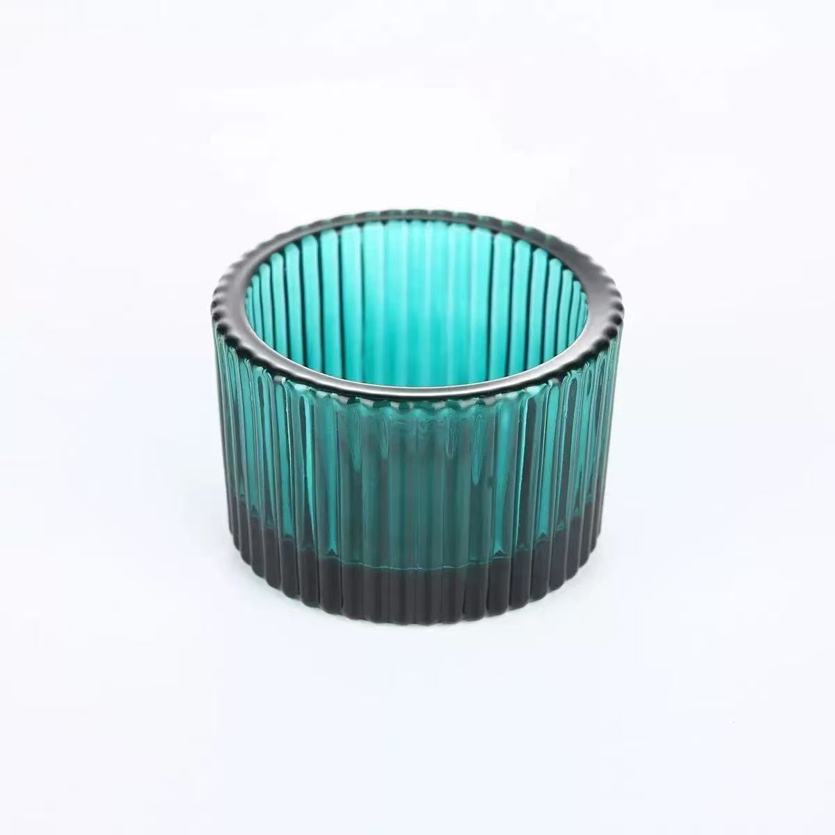 Vasos de vidrio transparente para velas al por mayor, populares portavelas, vasos de vidrio para velas de gran venta, vasos de vidrio vacíos, vasos de vidrio para aromaterapia