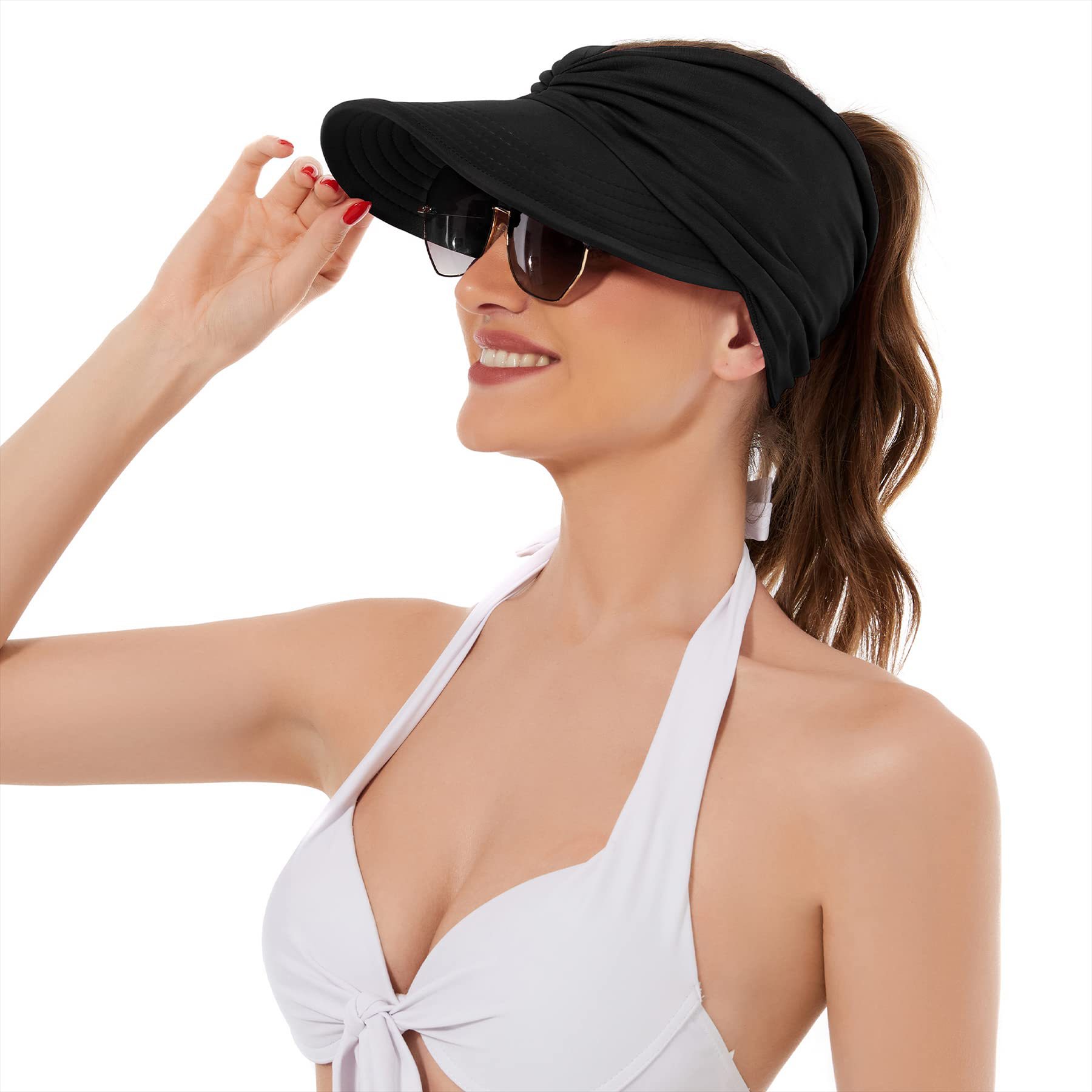 Summer beach travel sun hat