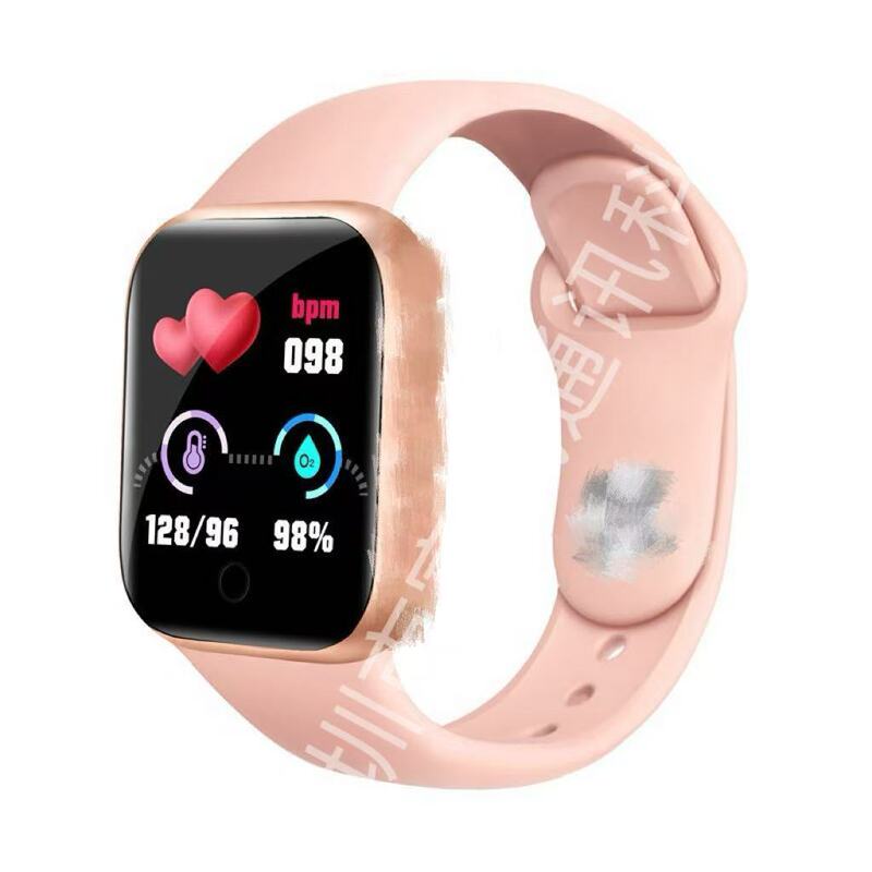 Y68 Smart Bracelet Watch D20 Color Screen Heart Rate Blood Pressure Sleep Monitoring Pedometer Exercise Japanese Pse Telec