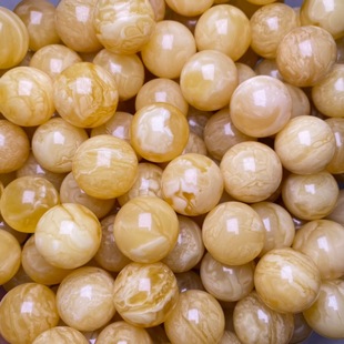 Factory Direct Sales Raw Ore Russian Beeswax White Flower Wax Beeswax Beads Rich Waxy Amber Beads