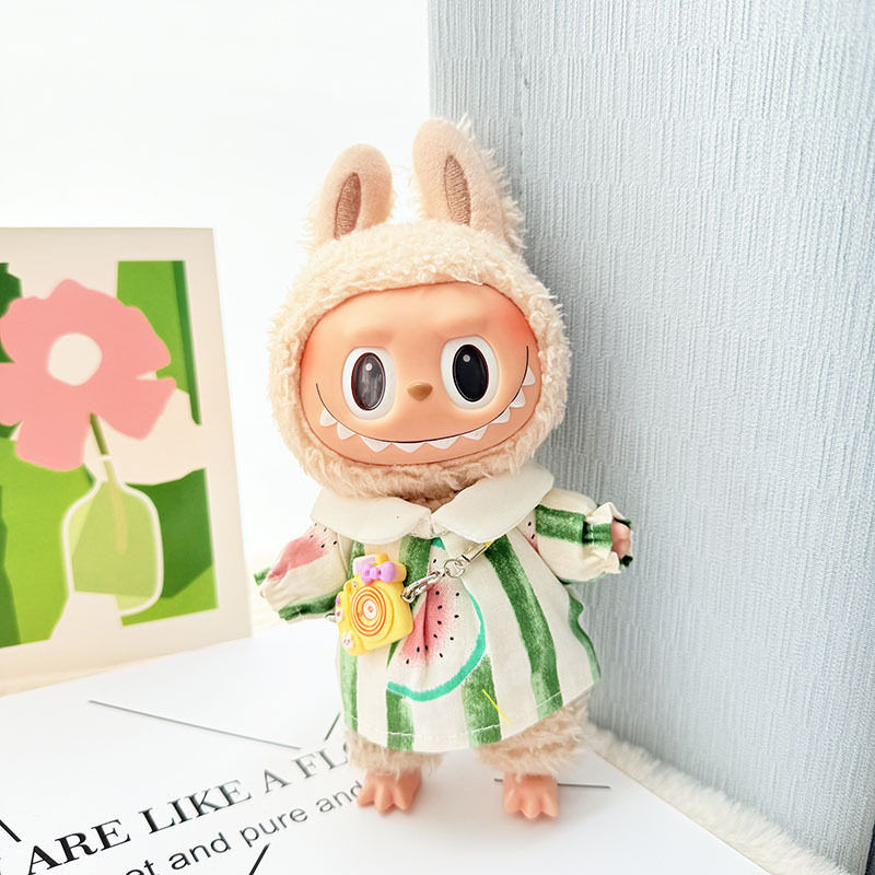 仅衣服] 一/二代La布布衣服挂件拉布布坐坐派对娃衣挂件草莓熊萌|undefined