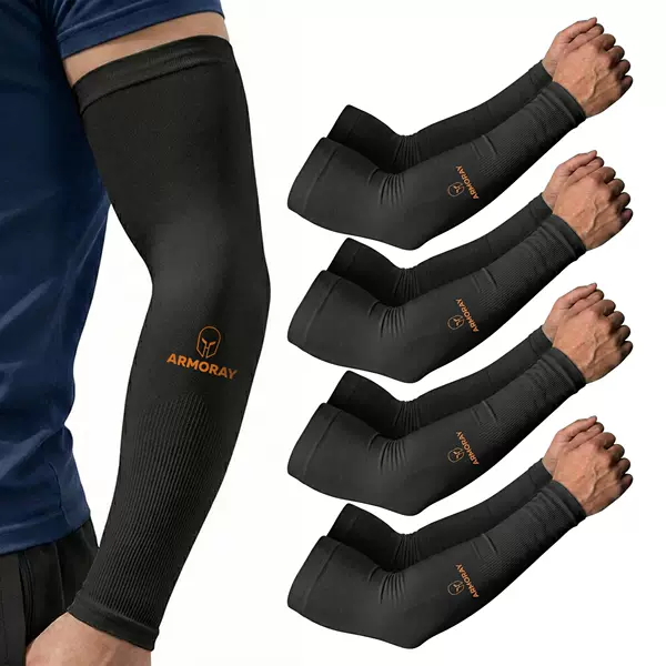 Unisex Arm Sleeves - UV Protection, Sun Protection, Cooling Compression Design - Suitable for Daily Wear and Work