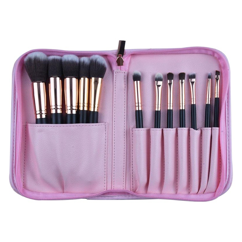 Amazon nuevo 14 cepillo de maquillaje conjunto traje belleza herramientas conjunto completo cepillo de maquillaje en stock fábrica al por mayor