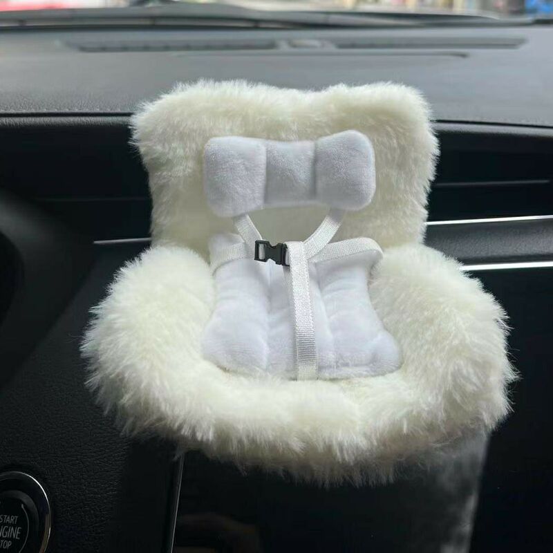 Labubu 対応安全シート アロマセラピー エアコン吹き出し口 かわいい車の装飾品 ペンダント人形|undefined