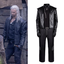 猎魔人cos服白狼杰洛特cosplay影视同款皮衣全套万圣节服装