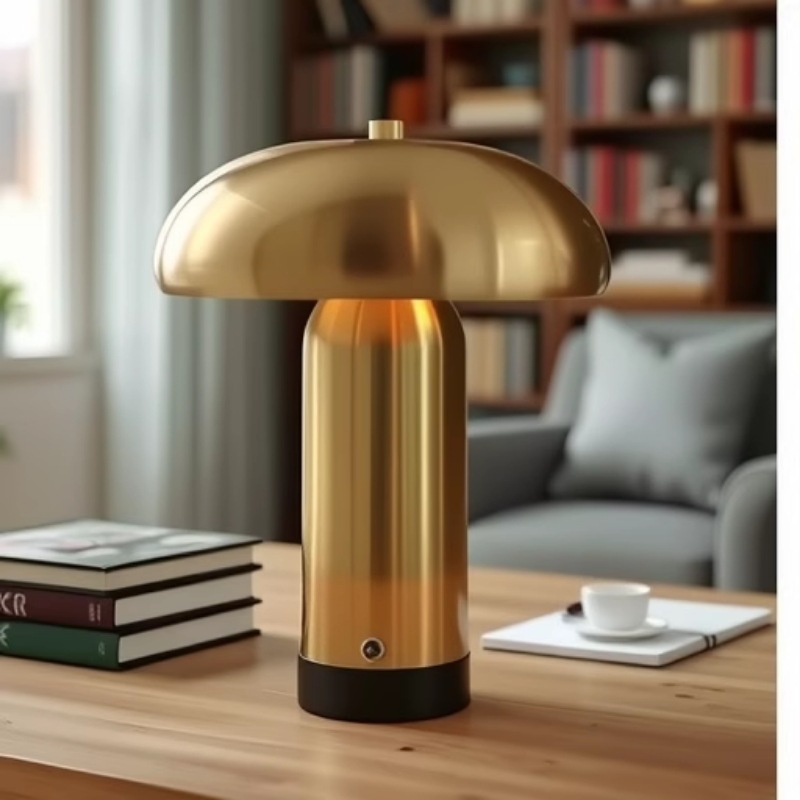 Lámpara de mesa retro de viento B & B Hotel Olla de barro hecha a mano Decoración de dormitorio Sala de estar Lámpara de mesa Luz de noche