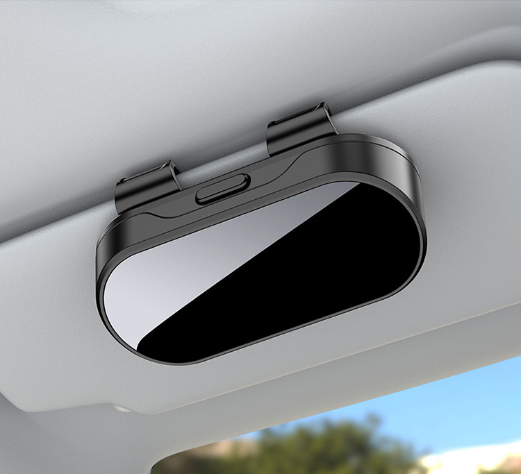 Car-Mounted Glasses Case, In-Car Driver's Glasses Holder, Sunglasses Clip, Sun Visor Sunglasses Holder, Car Storage Box, Glasses Stand