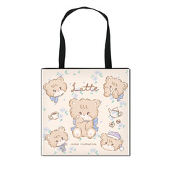 New 2024 MIKKO Shopping Bag Cartoon Cute Portable Large General Storage Bag Wholesale Hot