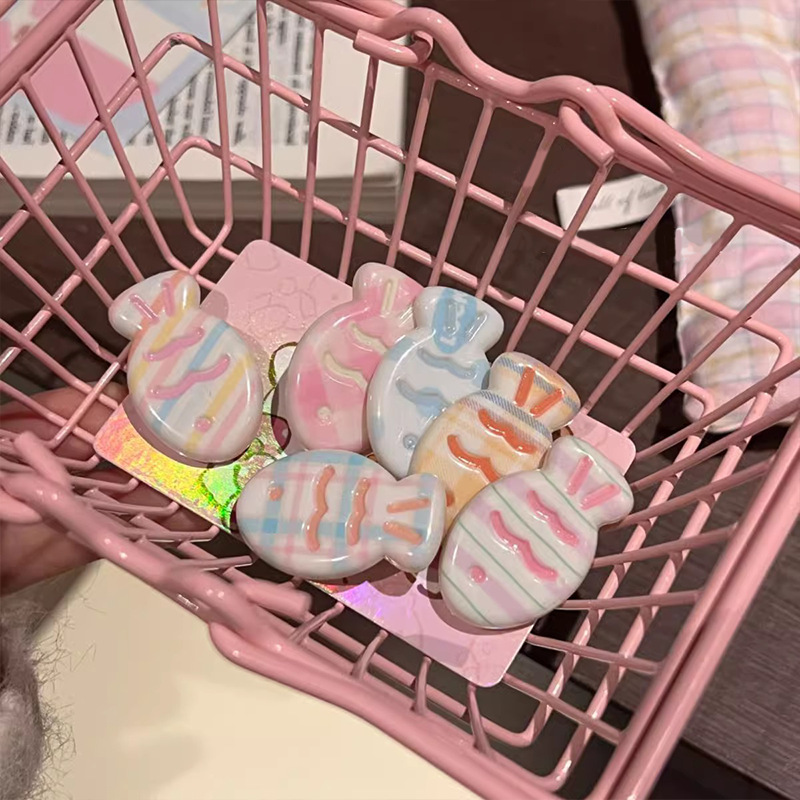 彩色小鱼发夹可爱少女心刘海夹小号碎发夹子发卡边夹前额发饰头饰|undefined