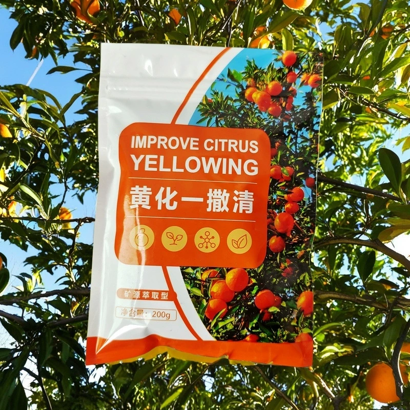 Гранулированное удобрение для предотвращения желтения листьев и стимулирования зеленого роста, повышения жизнеспособности и укрепления корневой системы.