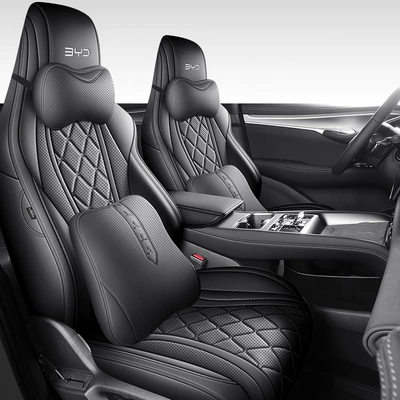 Modelə uyğun (Original) oturacaq örtükləri – 2024 550 four-wheel drive smart - xuan-kong-black-deluxe-edition-special-for-sea-lion-07ev-full-front-row-half-package-in-the-back-row