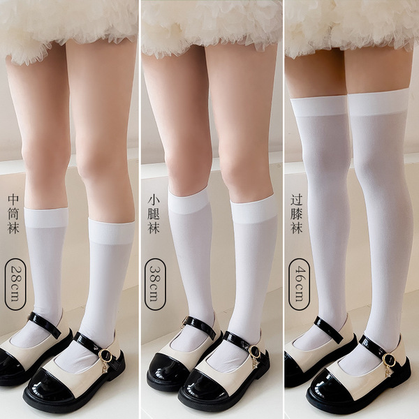 Summer children's thin knee socks